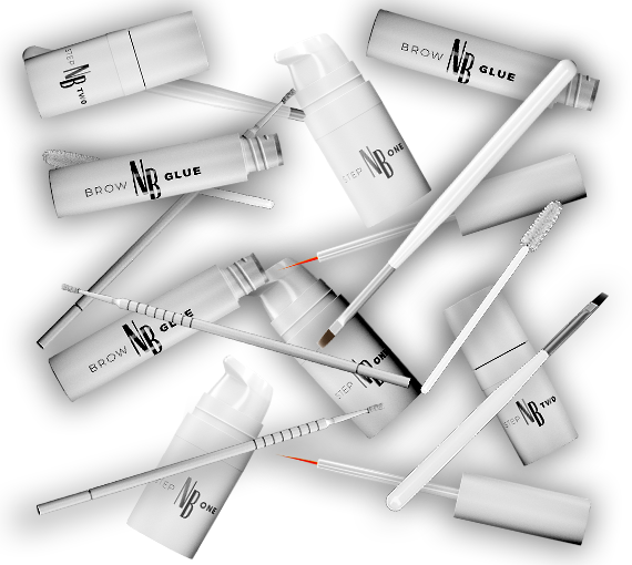 Nanobrow brow lamination products and tools